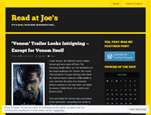 Tablet Screenshot of joediliberto.wordpress.com