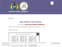 Tablet Screenshot of himatikaunipasurabaya.wordpress.com