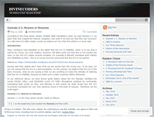 Tablet Screenshot of divinecoders.wordpress.com