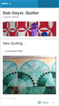 Mobile Screenshot of debgeyer.wordpress.com