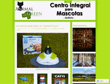 Tablet Screenshot of animalgreenquillota.wordpress.com