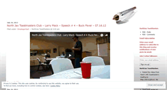 Desktop Screenshot of northjaxtoastmasters.wordpress.com