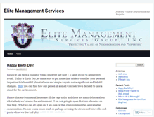 Tablet Screenshot of elitemgtservices.wordpress.com