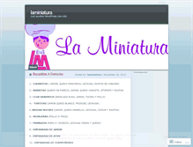 Tablet Screenshot of laminiatura.wordpress.com