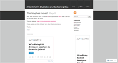 Desktop Screenshot of antonemdin.wordpress.com