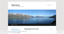 Desktop Screenshot of markhoxey.wordpress.com