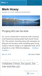 Mobile Screenshot of markhoxey.wordpress.com