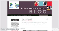 Desktop Screenshot of fchhwomenbuild.wordpress.com