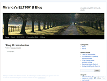 Tablet Screenshot of elt1001h2010.wordpress.com