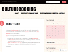 Tablet Screenshot of culturecooking.wordpress.com