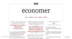 Desktop Screenshot of economer.wordpress.com