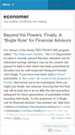 Mobile Screenshot of economer.wordpress.com