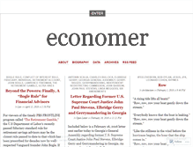 Tablet Screenshot of economer.wordpress.com