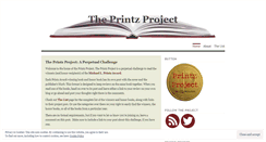 Desktop Screenshot of printzproject.wordpress.com