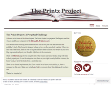 Tablet Screenshot of printzproject.wordpress.com