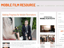 Tablet Screenshot of mobilefilmresource.wordpress.com