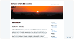 Desktop Screenshot of adserving.bancdebinary60seconds.wordpress.com