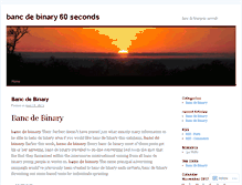 Tablet Screenshot of adserving.bancdebinary60seconds.wordpress.com