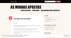 Desktop Screenshot of ganheapostas.wordpress.com