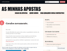 Tablet Screenshot of ganheapostas.wordpress.com