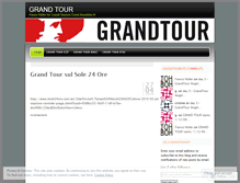 Tablet Screenshot of grandtourblog.wordpress.com