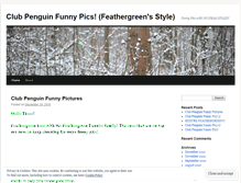 Tablet Screenshot of feathergreen.wordpress.com