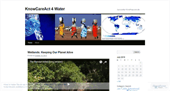 Desktop Screenshot of knowcareact4water.wordpress.com