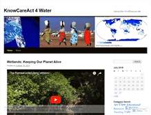 Tablet Screenshot of knowcareact4water.wordpress.com