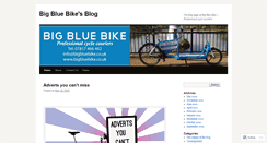 Desktop Screenshot of bigbluebike.wordpress.com