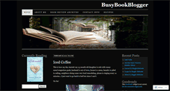 Desktop Screenshot of busybookblogger.wordpress.com
