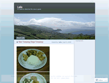 Tablet Screenshot of lailaq.wordpress.com