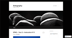 Desktop Screenshot of antographer.wordpress.com