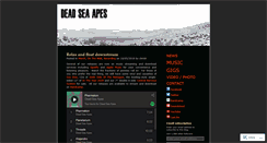 Desktop Screenshot of deadseaapes.wordpress.com