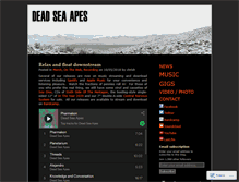 Tablet Screenshot of deadseaapes.wordpress.com