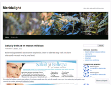 Tablet Screenshot of meridalight.wordpress.com