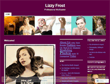 Tablet Screenshot of lizzyfrost.wordpress.com