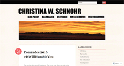 Desktop Screenshot of cschnohr.wordpress.com