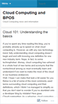 Mobile Screenshot of cloudcomputingbpos.wordpress.com