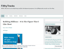 Tablet Screenshot of filthytracks.wordpress.com