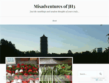 Tablet Screenshot of misadventuresjh3.wordpress.com