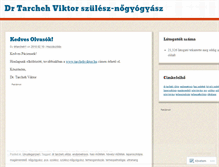 Tablet Screenshot of drtarcheh.wordpress.com
