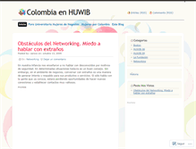 Tablet Screenshot of colombiaenhuwib.wordpress.com