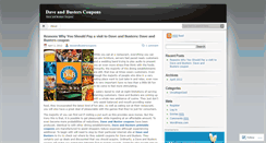 Desktop Screenshot of daveandbusterscoupons.wordpress.com