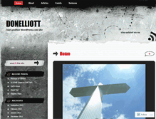 Tablet Screenshot of donelliott.wordpress.com