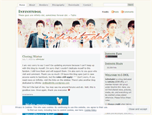 Tablet Screenshot of infinitydol.wordpress.com