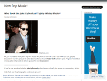 Tablet Screenshot of newpopmusic.wordpress.com