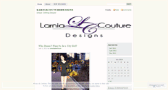 Desktop Screenshot of larniacouturedesigns.wordpress.com