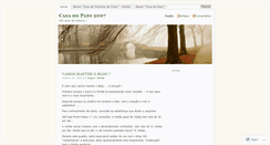 Desktop Screenshot of casadopato.wordpress.com