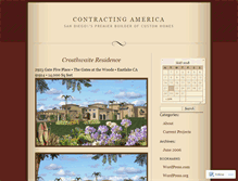 Tablet Screenshot of contractingamerica.wordpress.com