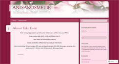 Desktop Screenshot of anisakosmetik.wordpress.com